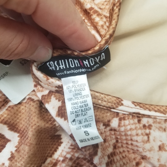 NWT Fashion Nova One Piece Swimsuit - Picture 5 of 5